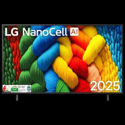 LG NanoCell AI NANO83 139.7 cm (55 inch) 4K Ultra HD Smart WebOS TV with Dolby Atmos (2025 Model)