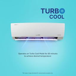 Lloyd 1.5 Ton 3 Star Inverter Split AC (5 in 1 Convertible, Copper, Anti-Viral + PM 2.5 Filter,White with Chrome Deco Strip, GLS18I3FWAGC)