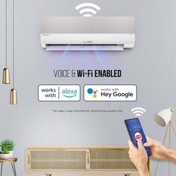 Lloyd Stylus 1.5 Ton 5 Star Wi-Fi Inverter Split AC (6 in 1 Convertible, Changeable AC Panel, 100% Copper, Anti-Viral + PM 2.5 Filter, White/Grey Facia, GLS18V5FOGVV, FREE INSTALLATION*)