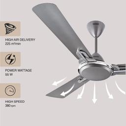 USHA Striker One 1200mm | BEE Star Rated |High Speed Decorative Ceiling Fan(Spanish Green)