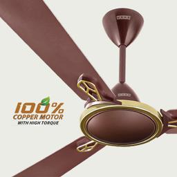 USHA Striker NEO 1200mm Energy Saving High Speed Scratch & Dust Resistant Decorative Ceiling Fan |1star| ISI Certified ||Cocoa Bean|