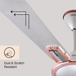 USHA Striker Millennium 1200mm Energy Saving High Speed Scratch & Dust Resistant Decorative Ceiling Fan |1star| ISI Certified ||Fariar Grey|
