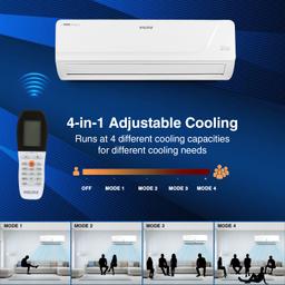 Voltas 1.4 Ton 3 Star Inverter Split AC (Copper, Adjustable Cooling, Anti-dust Filter, 173V Vectra Platina, White)