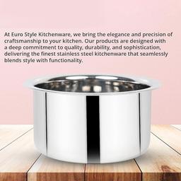 Round Stainless Steel Flat Bottom Tope 200ml