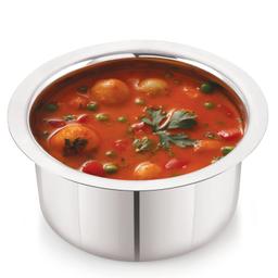 Round Stainless Steel Flat Bottom Tope 200ml