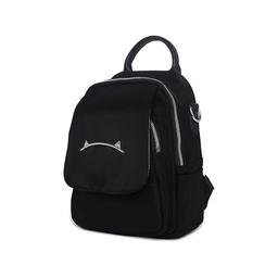 Solid Backpack with Zip Lock