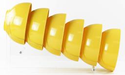 Small Bowls, Modern Design Yellow Colors, Ideal for Ice Cream, Snacks, Side Dish, Rice, Soup, and Kids Bowl, Pack of 4