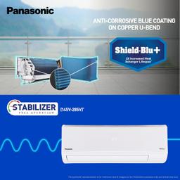 Panasonic 1.5 Ton 3 Star Inverter Split AC (Powerful Mode, Copper Condenser, 7in1 Convertible, 2-Way, PM 0.1 Filter, CS/CU-SU18AKY3T, White)