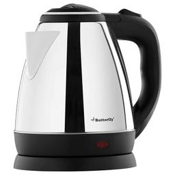 Butterfly EKN 1.5 Litre Stainless Steel Electric Kettle | 1500 W | 360� Swivel Power Base | Auto Shut Off | For Hot Water, Tea, Coffee, Noodles | Dry Boil Protection