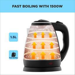 Butterfly EKN 1.5 Litre Stainless Steel Electric Kettle | 1500 W | 360� Swivel Power Base | Auto Shut Off | For Hot Water, Tea, Coffee, Noodles | Dry Boil Protection