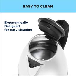 Butterfly EKN 1.5 Litre Stainless Steel Electric Kettle | 1500 W | 360� Swivel Power Base | Auto Shut Off | For Hot Water, Tea, Coffee, Noodles | Dry Boil Protection