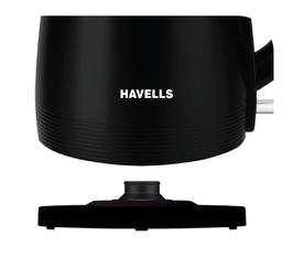 Havells Electric Kettle Aqua Plus 1500 Watts 1.2 liters , Double Layered Cool Touch Outer Body (Black)
