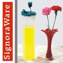 Signoraware Jumbo Easy Flow Plastic Container, 1.1 Litres, Forest Green