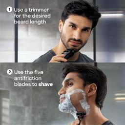 Gillette Fusion Proglide Razor for Men | Pack of 1 | with styling back blade for Perfect Shave and Perfect Beard Shape