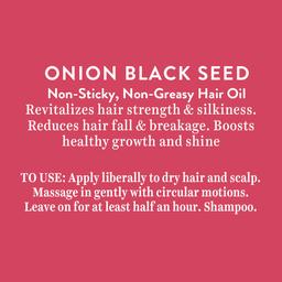 Biotique Onion Black Seed Hair Oil for Silky and Strong Hair, 200ml | Controls Hair Fall, Promotes G