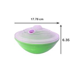 Serving Bowl Light Weight Salad Bowl with Plastic lid Mixing Bowl & 2 in 1 Spoons With Cups