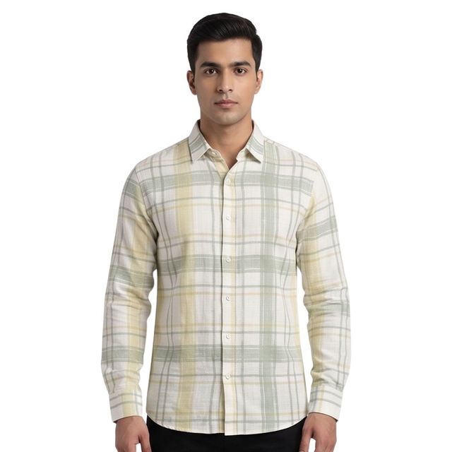 Men Slim Fit Soft Handfeel Full Sleeve Casual Shirt
