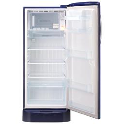LG 224 L 5 Direct-Cool Smart Inverter Compressor Single-Door Refrigerator (GL-D241ABCU, Blue Charm, Base stand with Drawer,