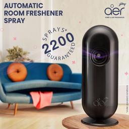 Godrej aer Matic Kit (Machine + 1 Refill) - Automatic Room Fresheners with Flexi Control Spray | Violet Valley Bloom | 2200 Sprays Guaranteed | Lasts up to 60 days (210ml)