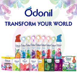 Odonil Air Freshener Room Spray - 440 ml Combo (Pack of 2, 220ml each) | Lavender Mist & Jasmine Fresh | Nature Inspired Fragrance for Home & Office | Long Lasting Fragrance | Instant Freshness