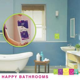 Godrej aer Power Pocket Bathroom Freshener – Jasmine Floral Delight (10g) | Lasts up to 30 days | Germ Protection