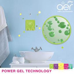 Godrej aer Power Pocket Bathroom Freshener – Jasmine Floral Delight (10g) | Lasts up to 30 days | Germ Protection