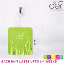 Godrej aer Power Pocket Bathroom Freshener – Jasmine Floral Delight (10g) | Lasts up to 30 days | Germ Protection