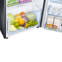 Samsung 256 L, 3 Star, Convertible, Digital Inverter with Display Frost Free Double Door Refrigerator (RT30C3733BX/HL, Luxe Black, 2024 Model)