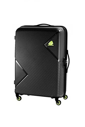 American Tourister Kamiliant Kam Zakk Secure Polypropylene 55 Cms Black Hardsided 4 Spinner Wheels Cabin Luggage/Trolley Bag Fw3 (0) 09 001 (Kam Zakk Secure 55Cm - Black)