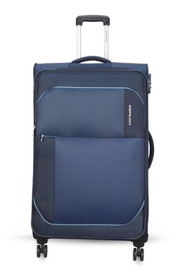 American Tourister Kamiliant Polyester 68 Cm 4 Wheels Spinner Wheels, Trolley Bag trolly/Luggage (Blue)