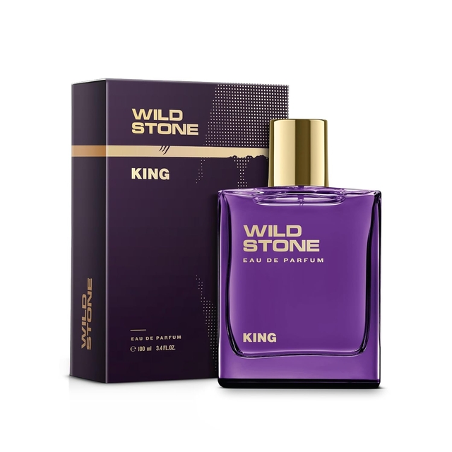 Wild Stone King Eau De Parfum | 3.38oz,100 ml | Luxury EDP Perfume for Men | Intense Long Lasting Premium Fragrance | Cologne and Fragrance For Men | 100% Liquid Scent