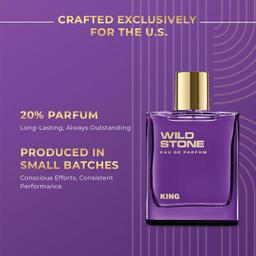 Wild Stone King Eau De Parfum | 3.38oz,100 ml | Luxury EDP Perfume for Men | Intense Long Lasting Premium Fragrance | Cologne and Fragrance For Men | 100% Liquid Scent