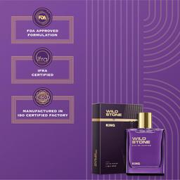 Wild Stone King Eau De Parfum | 3.38oz,100 ml | Luxury EDP Perfume for Men | Intense Long Lasting Premium Fragrance | Cologne and Fragrance For Men | 100% Liquid Scent