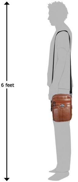 Men's Cross-body (Unique Ideas_DARK Brown)