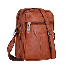 Men's Cross-body (Unique Ideas_DARK Brown)