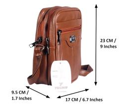 Men's Cross-body (Unique Ideas_DARK Brown)