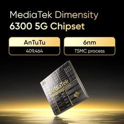 realme NARZO N65 5G (Amber Gold 6GB RAM, 128GB Storage) India's 1st D6300 5G Chipset | Ultra Slim Design | 120Hz Eye Comfort Display | 50MP AI Camera| Charger in The Box