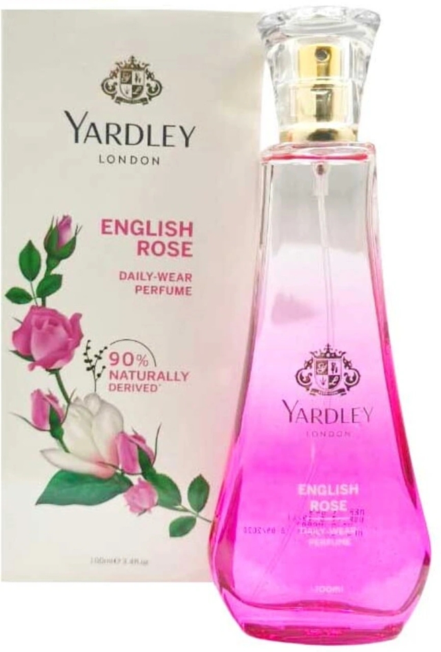 Yardley London ENGLISH ROSE PERFUME, 100ML Eau de Parfum - 100 ml (For Men & Women) (Only for bengaluru)