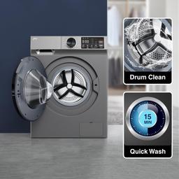 Godrej 10 Kg 5 Star, 4 Years comprehensive warranty, With AI Tech, Digi Inverter Fully-Automatic Front Load Washing Machine (2024 Model, WFEON CEL 1014 IEBT SLSR, Silver Stream, With Steam Wash)
