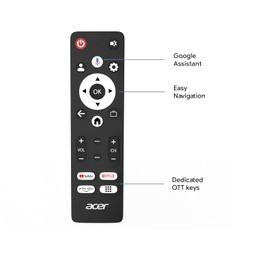 Acer 80 cm (32 inches) G Series HD Ready Smart LED Google TV AR32GT2841HDFL (Black)