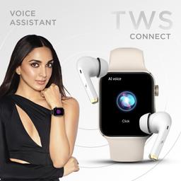 Fire-Boltt Visionary 1.78" AMOLED Bluetooth Calling Smartwatch with 368 * 448 Pixel Resolution, Rotating Crown & 60Hz Refresh Rate 100+ Sports Mode, TWS Connection, Voice Assistance (Champagne Gold)