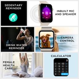 Fire-Boltt Visionary 1.78" AMOLED Bluetooth Calling Smartwatch with 368 * 448 Pixel Resolution, Rotating Crown & 60Hz Refresh Rate 100+ Sports Mode, TWS Connection, Voice Assistance (Champagne Gold)