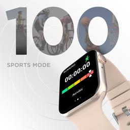 Fire-Boltt Visionary 1.78" AMOLED Bluetooth Calling Smartwatch with 368 * 448 Pixel Resolution, Rotating Crown & 60Hz Refresh Rate 100+ Sports Mode, TWS Connection, Voice Assistance (Champagne Gold)