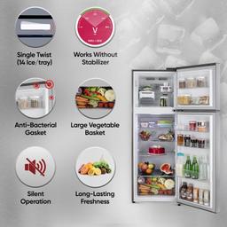 LG 343 L 3 Star Frost-Free Smart Inverter Double Door Refrigerator (2023 Model, GL-S382SDSX, Dazzle Steel, Convertible with Express Freeze)