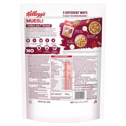 Kellogg's Muesli Fruit Nut & Seeds 750G | 12-In-1 Power Breakfast | India'S No. 1 Muesli | Multigrain Breakfast Cereal