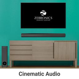 Zebronics ZEB-JUKE BAR 3900 Wireless Bluetooth Soundbar With Subwoofer Supporting Wall Mount,(80 Watt, 2.1 Channel)