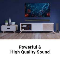 Zebronics ZEB-JUKE BAR 3900 Wireless Bluetooth Soundbar With Subwoofer Supporting Wall Mount,(80 Watt, 2.1 Channel)