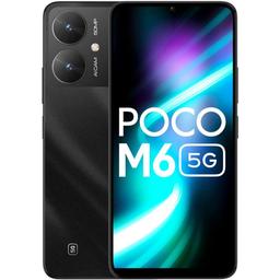 POCO M6 5G (Galactic Black,6GB RAM, 128GB Storage) | MediaTek Dimensity 6100+ 5G Processor | 5000 mAh Battery + 18W Fast Charging | 50 MP AI Dual-Camera System & Side Fingerprint Sensor