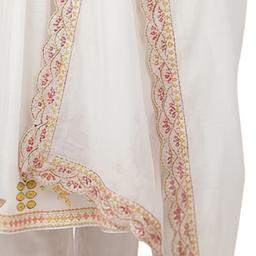 Women Floral Embroidered Anarkali Kurta with Trousers & Dupatta