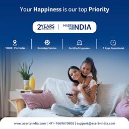 acer 80 cm (32 inches) G Plus Series HD Ready LED Smart Google TV AR32HDGGR2841AD